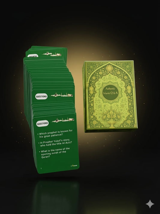 Authentic Islamic Q&A Cards (Set of 65 Cards - Total of 195 Q&A)